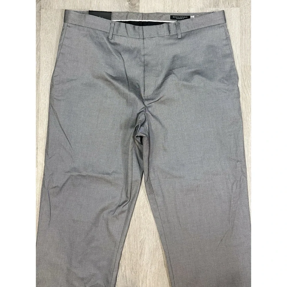 Banana Republic Standard Fit Dress Pants Men's 36x34 Herringbone Straight NWT